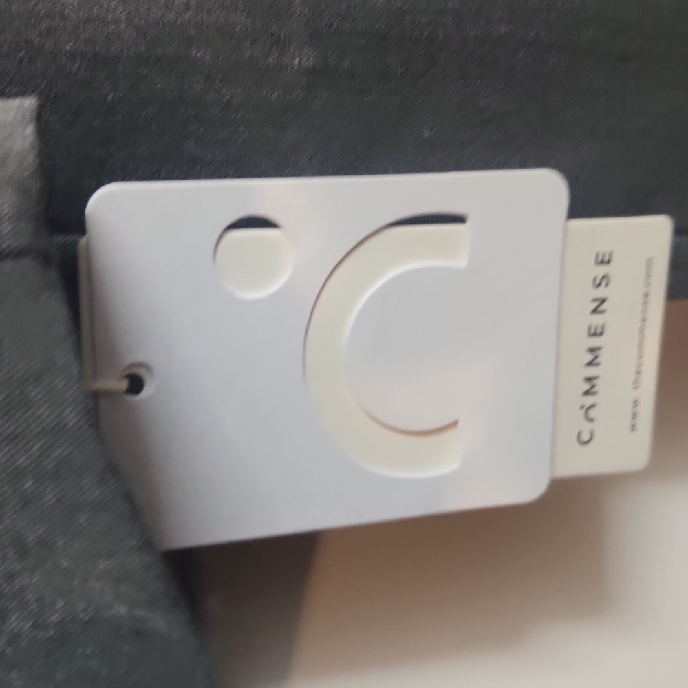 Commense Solid V-neck Belted Two Piece Skirt Set … - image 3